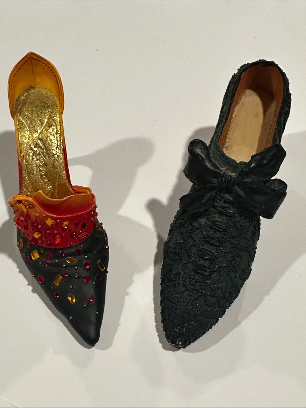 Mini shoe Passion’s Flame 2001 EUC and my treasure 1999 Victorian shoe